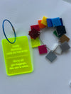 Personalized Acrylic Luggage Tags