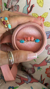 Red Coral Marquis Ring