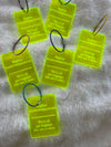 Personalized Acrylic Luggage Tags