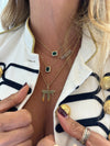 Large chai gold 14k gold