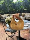 Marine medium oval hobo bag