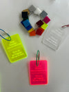 Personalized Acrylic Luggage Tags