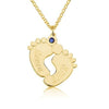 Personalized Chain Of Baby Feet