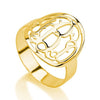 Frame Monogram Ring
