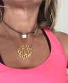 Initials Monogram Necklace