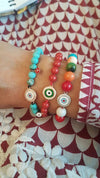 Mykonos Eye Beads Bracelet.