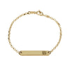 Tag Bar Bracelet Initials