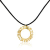 Lace Name Circle Choker