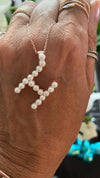 Pearls Letter Necklace