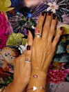 Chain Ring Bracelets 14K