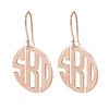 Block Monogram Earring