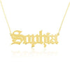 Gothic Name Pendant Necklace