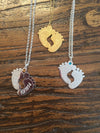 Personalized Chain Of Baby Feet