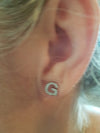 A B C Set Earring 14K Diamonds