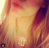 Initials Monogram Necklace
