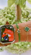 Lucky Turtle Charm Bracelet — red