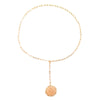 Chunky Link Chain Necklace With Our Bless Coin