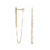 The Tennis Earring With A Chain