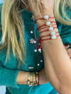 Valentines Pearl Bracelet
