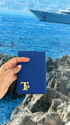 Passport Cover — blue gold large