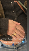 Elena Drop Diamond Pinky Ring