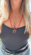 Large chai gold 14k gold
